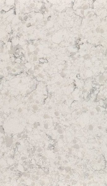 Corian® Quartz Stratus White Leathered
